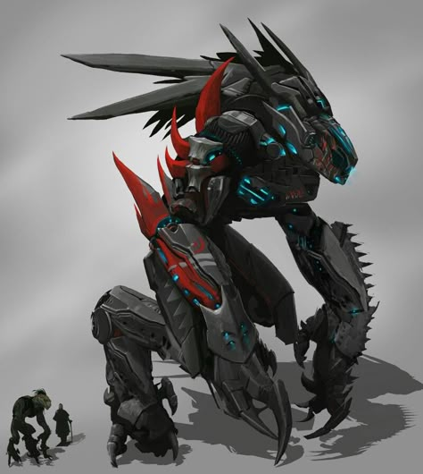 Possible study for Kalasag Monster Verse, Mech Design, Robot Animal, Mecha Suit, Mech Suit, Cool Robots, Arte Robot, Titanfall, Alien Concept Art