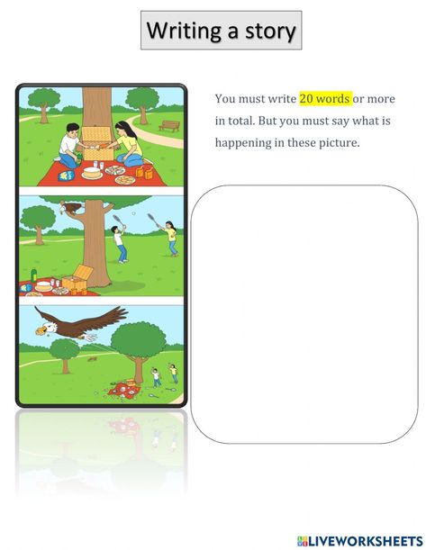 Make A Story Worksheet, Write A Story Worksheet, Picture Story Writing For Grade 2, Picture Story Writing Grade 4, Story Writing Topics, Story Writing For Kids, Story Writing Worksheets, Story Writing Format, Story For Grade 1