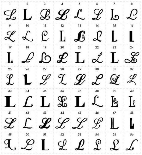 L Wallpaper Letter Aesthetic, Letter L Tattoo, Fonts For Tattoos, Tattoos Fonts, Fonts Lettering, L Tattoo, Tattoo Lettering Fonts, Hand Lettering Fonts, Hand Lettering Alphabet