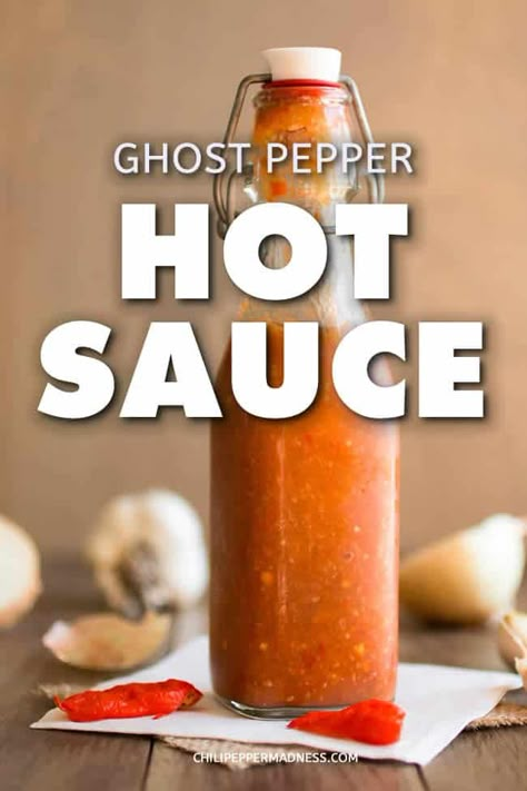 Armageddon Pepper Hot Sauce, Hot Sauce Recipe Ghost Pepper, Recipes Using Ghost Peppers, Fermented Ghost Pepper Hot Sauce Recipe, Chocolate Ghost Pepper Recipe, Mixed Hot Pepper Sauce, Best Homemade Hot Sauce, How To Make Your Own Hot Sauce, Scorpion Pepper Hot Sauce Recipe