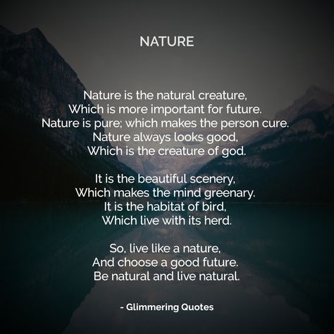 #poem #glimmeringquotes #poetry #naturepoem #nature #naturelover Poems On Nature Poetry, Beautiful Short Poems On Nature, Short Poems On Nature, Short Poem On Nature, Nature Poems Short, Poem On Nature In English, Nature Poems Poetry, Poem About Nature Beauty, Short Poems About Nature