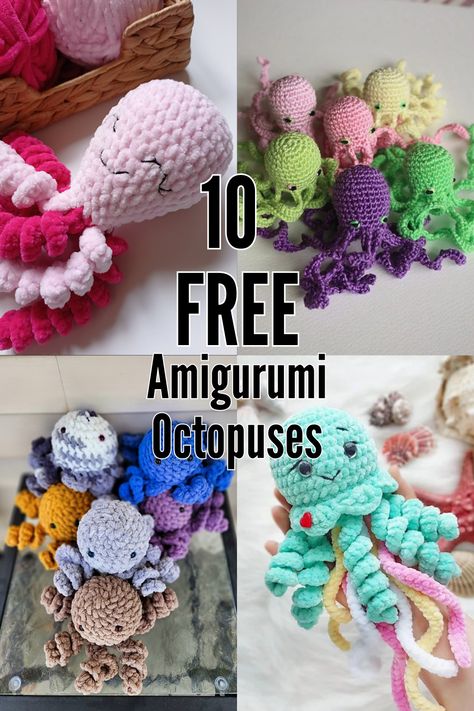 Do you love Octopuses? Are you looking for a new and creative way to express your love for the ocean and its creatures? Look no further, because we have compiled a list of 10 free crochet patterns for Octopuses.These patterns will have you hooked in no time. With simple stitches and basic materials, you can Reversable Octopus Plushy Aesthetic, No Sew Crochet Octopus, Crochet Octopus Free Pattern Amigurumi, Free Crochet Octopus Pattern, Crochet Must Haves, Crochet Fish Pattern Free, Octopus Amigurumi Free Pattern, Giant Octopus Crochet Pattern, Octopus Crochet Pattern Free