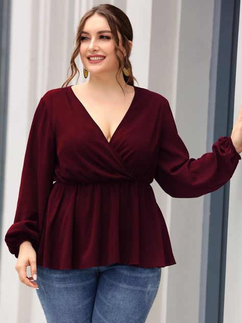 Persian Fashion, Plus Size Style, Plus Size Summer Outfits, Peasant Sleeve, Casual College Outfits, Flattering Tops, Stylish Blouse Design, Hem Blouse, Pretty Blouses