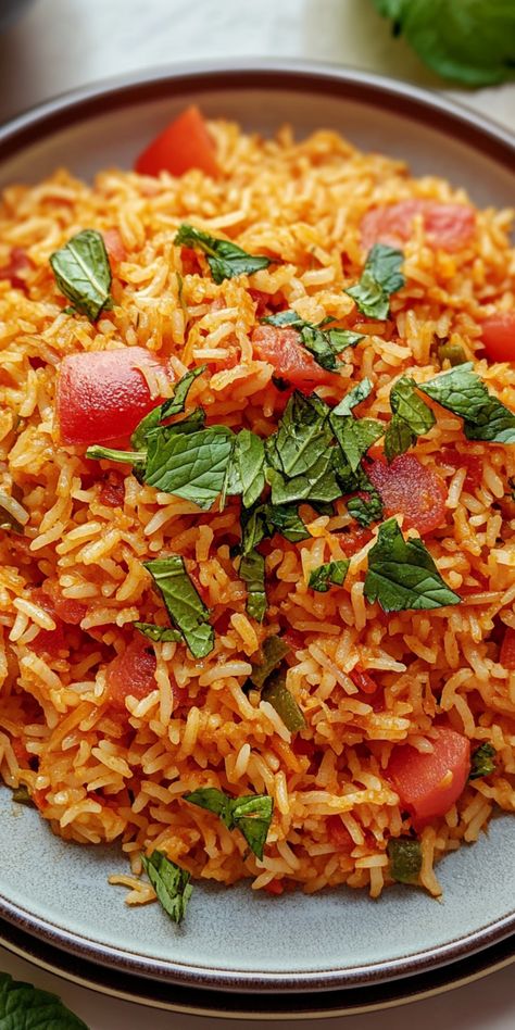 Persian Tomato Rice is a flavorful and aromatic dish that’s easy to prepare and perfect for any occasion. Combining basmati rice with ripe tomatoes, f... Tomato Rice Recipe, Spinach Rice, Tomato Rice, Persian Cuisine, Fluffy Rice, Cook Dinner, Quick And Easy Dinner Recipes, Quick Easy Recipes, Juicy Tomatoes