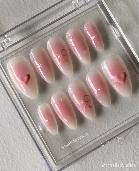 Fake Nails Ideas, Pink Fake Nails, Blush Nail, Pink Press On Nails, Makeup Tip, Fake Nails Designs, Wow Nails, Hello Nails, Cute Simple Nails