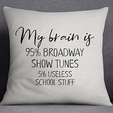 Broadway Decorations, Broadway Bedroom, Broadway Themed Room, Washable Throw Pillows, Theatre Room Ideas, Theatre Classroom, Theater Room Decor, Marvel Birthday, Staff Lounge