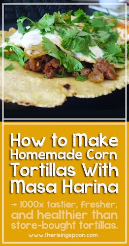 Masa Recipes, Corn Tortilla Recipes, Homemade Corn Tortillas, Tortilla Recipe, Homemade Tortillas, Breakfast Tacos, Corn Tortillas, Grass Fed Beef, Mexican Recipes