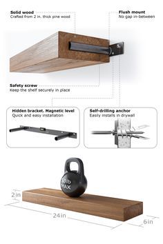 Bathroom Wooden Shelves, Kitchen Wood Shelf, Farmhouse Floating Shelves, Furniture Details Drawing, Wood Shelves Kitchen, Rustic Wood Floating Shelves, Shelves For Wall, Floating Shelves Bathroom, Joinery Details