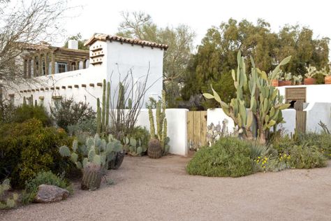 10 Ideas to Steal from Desert Gardens Arizona Backyard Landscaping, Desert Backyard, Desert Gardens, Arizona Backyard, Arizona Landscape, Dry Garden, Desert Garden, Casa Exterior, Desert Homes