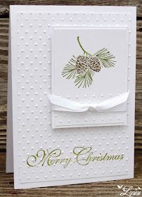 Creative Crafts by Lynn: White Folding Origami, Christmas Card Inspiration, A White Christmas, Homemade Christmas Cards, Stampin Up Christmas Cards, Embossed Cards, Stampin Up Christmas, Diy Christmas Cards, Christmas Cards To Make