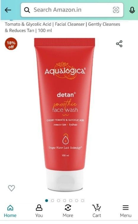 Face Wash is suitable for all skin types. #cleansingsteps #skincareproduct #skincaremusthaves #detan #facewash #clearskin #skincareroutine #cleanser Facewash Skincare, Best Face Wash, Tan Removal, Cherry Tomato, Glycolic Acid, Combination Skin, Facial Cleanser, Face Wash, Clear Skin