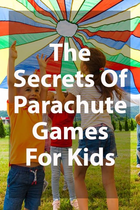 Parachute Games For Kids - What You Need To Know Prioceptive Activities, Parachute Play Preschool, Parachute Activities For Kids, Preschool Parachute Games, Parachute Games For Teens, Parachute Activities For Preschool, Parachute Songs For Preschool, Parachute Games For Preschoolers, Parachute Activities