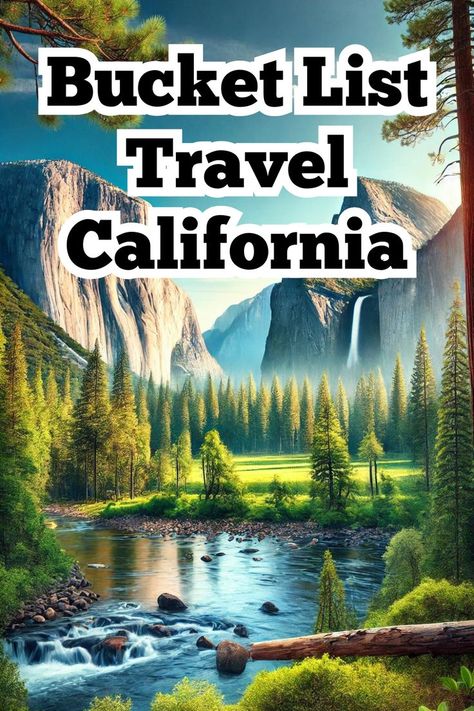 Bucket list travel California Bucket List California, Bucket List Travel Destinations, Trip To California, Bucket List Travel, California Travel Guide, California Vacation, California Travel Road Trips, Travel Spots, California Love