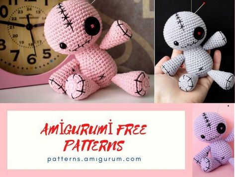 Cat Free Crochet Pattern, Purple Rabbit, Doll Patterns Free, Beginner Crochet Tutorial, Easy Handmade, Halloween Crochet Patterns, Crochet Animals Free Patterns, Crochet Design Pattern, Crochet Amigurumi Free