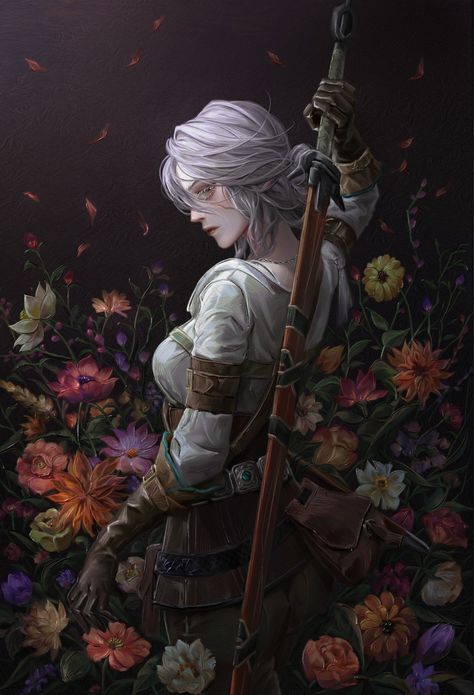 The Witcher Ciri, Ciri Witcher, Geralt And Ciri, Dnd Paladin, Witcher Wallpaper, The Witcher Wild Hunt, The Witcher Books, Witcher Art, Witcher 3 Wild Hunt