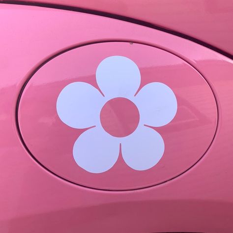 Pink Car Stickers, Cute Car Stickers, Car Mirror Sticker, Car Mirror Decals, Vinyl Decals Car, Credit Cars, Car Things, Sticker Flower, Mirror Decal