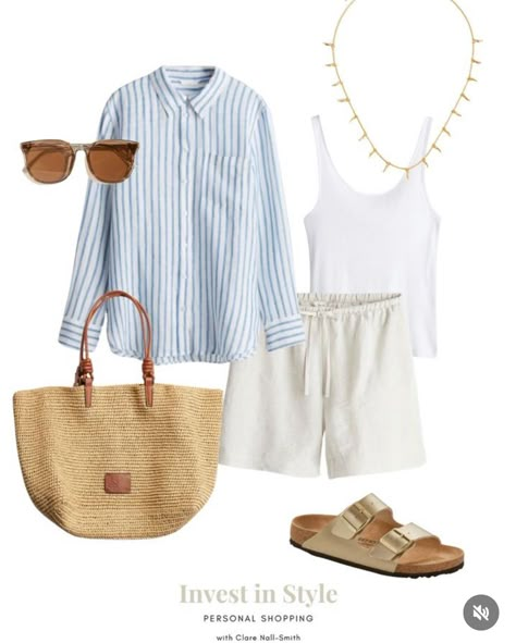 Casual Mum Outfit, Country Club Attire, Summer Outfit Guide, Summer Holiday Outfits, Classic Style Outfits, Casual Day Outfits, Capsule Collection, Fall Fashion Outfits, Classic Outfits