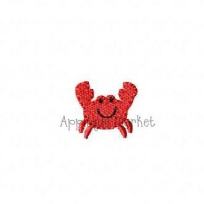 Crab Mini Embroidered Baby Clothes, Crab Design, Princess Bubblegum, Monogram Alphabet, Design Embroidery, Hand Embroidery Art, Star Stitch, Machine Embroidery Design, Beach Themes