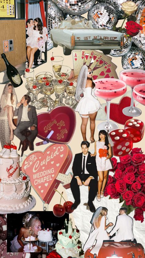 Vegas Wedding Aesthetic, Wedding Collage, Cowboy Wedding, Las Vegas Elopement, Las Vegas Wedding, Wedding Bridal Party, Wedding Aesthetic, Gay Wedding, Las Vegas Weddings