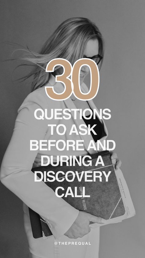 Maximize your sales discovery calls with our free Discovery Call Checklist! Download now for 30+ questions to ask before and during the call. Structured for success, this worksheet helps you gather crucial info and tailor your approach to meet prospects' needs. 

#SalesTips #DiscoveryCalls #FreeDownload #salestraining #makemoney 30 Questions, Sales Skills, Sales Training, Sales Tips, Revenue Growth, Sales Strategy, Discovery Call, Questions To Ask, Budgeting