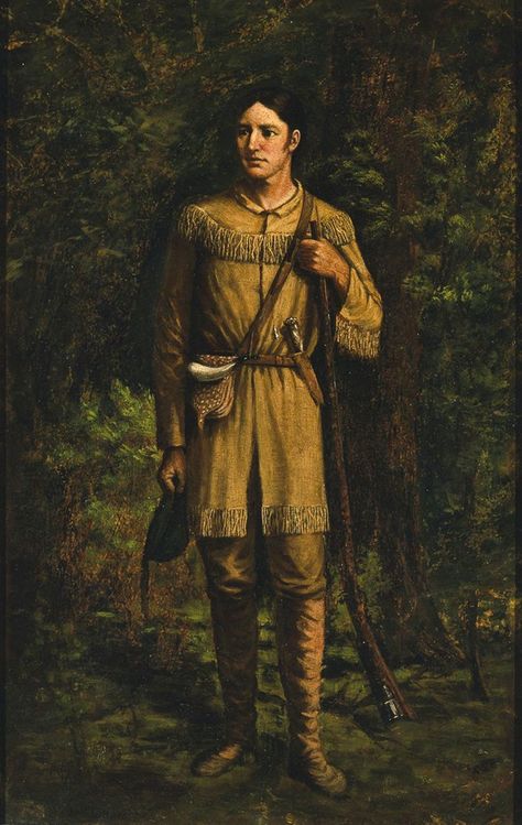 The Life and Legend of David "Davy" Crockett Texas Revolution, Davy Crockett, Daniel Boone, Andrew Jackson, William Henry, Texas History, Facts For Kids, Mountain Man, Western Art