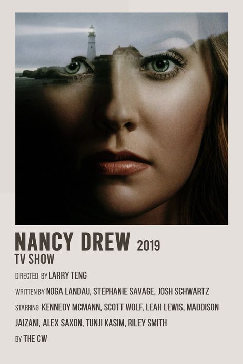 Nancy Drew Poster, Nancy Drew Show, Show Polaroid Poster, Indie Halloween, Alex Saxon, Nancy Drew Series, Scott Wolf, Detective Aesthetic, Character Posters