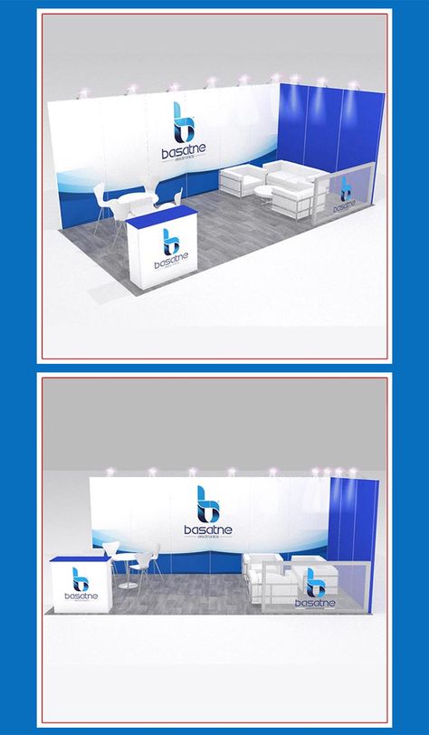 This corner 10x20 trade show booth from LV Exhibit Rentals in Las Vegas gives you the opportunity to increase your brand awareness. We specialize in truly turnkey trade show booth rental packages. We would love the opportunity to help you impress your visitors at your next trade show. This 10x20 booth design idea can be customized to fit your needs. Contact us for more information at rental@lvexhibitrentals.com. #10x20tradeshowbooth, #10x20booth, #10x20tradeshowboothdesign, #tradeshowboothdesign Convention Booth Design, Convention Booth, Trade Show Booth, Trade Show Exhibit, Trade Show Booth Design, Reception Counter, Goa India, Show Booth, Tradeshow Booth