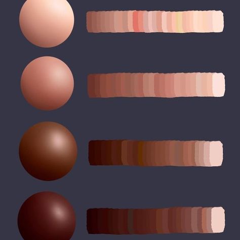 Skin tone color palette to help you paint realistic skin tones. Skin Undertones Drawing, Procreate Skin Palette, Skin Palette Digital Art, Skin Color Palette Digital Art, Skintone Palettes, Skin Tones Palette, Free Procreate Color Palettes, Skin Tone Color Palette, Skin Shading