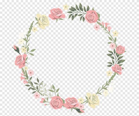 Flower Circle Border, Floral Circle Border, Circle Picture Frame, Circle Flower Frame, Floral Round Frame, Floral Frame Png, Flower Border Png, Png Pictures, Watercolor Flower Wreath