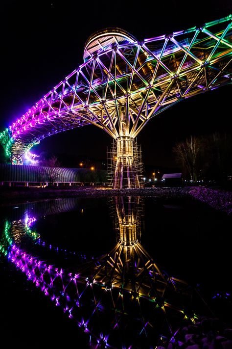 Tabiat Bridge by Mitra Samavaki - Photo 109514311 - 500px Bridge Lighting, Iran Tourism, Visit Iran, New York Cityscape, Iran Pictures, Iranian Architecture, Persian Language, Persian Architecture, Iran Travel