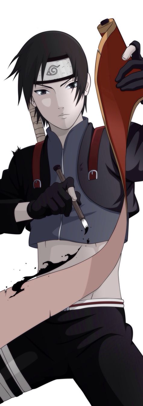 Sai (サイ, Sai) is an ANBU-level shinobi of Konohagakure and is from the disbanded faction: Root. He later became one of the main supporting characters of the series, and is a member of Team Kakashi, having replaced Sasuke Uchiha. Watch Naruto Shippuden, Sai Naruto, Ball Drawing, Naruto Kakashi, Naruto Wallpaper, Naruto Anime, Naruto Art, Naruto Characters, Naruto Shippuden Anime