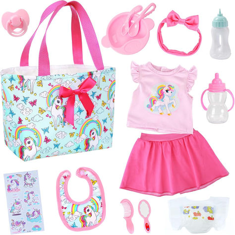 #Dolls #Accessories *anything purchased from this link helps me earn a small commission* Pacifier Bibs, My First Baby Doll, Baby Doll Car Seat, Baby Doll Diaper Bag, Baby Doll Strollers, Baby Alive Doll Clothes, Short Stories For Kids, Baby Alive Dolls, Baby Alive