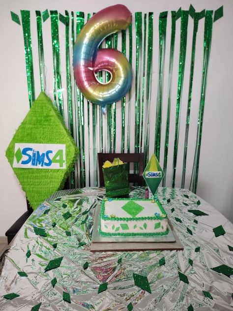 Sims Themed Birthday Party, Sims Party Theme, Sims Birthday Party Ideas, Sims 4 Birthday Party, Sims Party, Ideas Fiesta, Video Game Party, 27th Birthday, Game Party