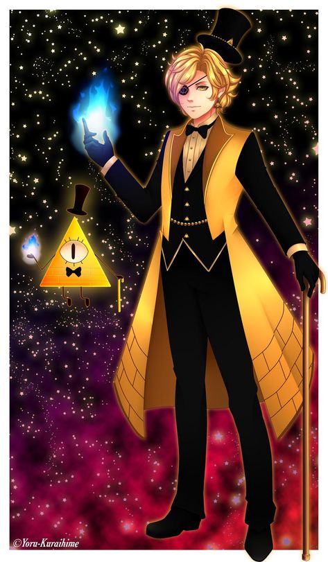 Bill Cipher Human by Yoru-Kuraihime on DeviantArt Bill Cypher As A Human, Bill Cipher Fanart Human, Gravity Falls Bill Cipher Human, Human Bill Cipher, Bill Cipher Human, Will Cipher, Monster Falls, Gravity Falls Dipper, Gravity Falls Bill Cipher