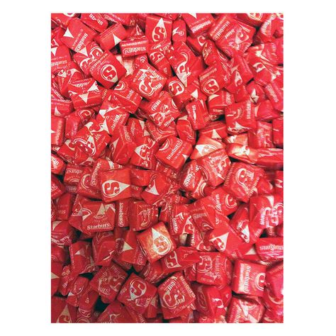 A Pound of Red Starbursts - The Cut Starburst Aesthetic, Red Starburst, Rose Gold Wedding Cakes, Orange Candy, Budget Friendly Gift, Gold Wedding Cake, Cherry Flavor, Gourmet Gifts, Candy Gifts