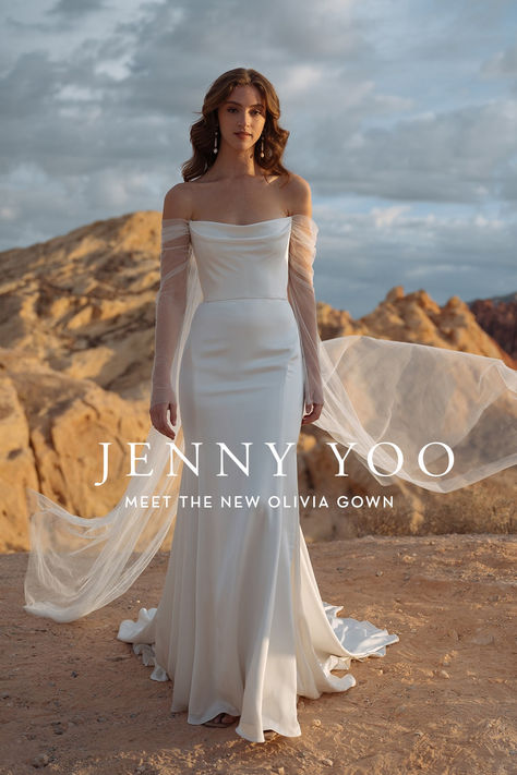 Jenny by Jenny Yoo new collection available now. Shop Jenny Yoo and find your dream bridal gown 🤍 Jenny Woo Wedding Dress, Jenny Yoo Dress, Wedding Dresses Jenny Yoo, Jenny By Jenny Yoo, Jenny Yoo Bridal, Jenny Yoo Collection, Cool Bride, Boho Wedding Gowns, Wedding Dress Shop