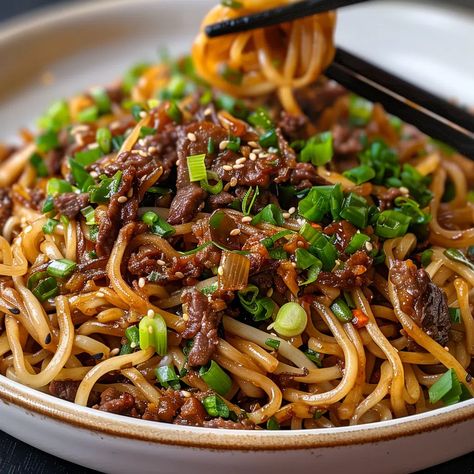 Hoisin Beef Noodles Recipe - Hoisin Stir Fry, Hoisin Noodles, Hoisin Noodles Stir Fry, Hoisin Sauce Recipe, Hoisin Ground Beef, Hoisin Chicken Noodles, Hoisin Beef Noodles, Recipes With Hoisin Sauce, Hokkien Noodles Recipe