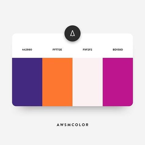 Color Mood Board, Website Color Schemes, Flat Color Palette, Best Color Schemes, Website Color Palette, Color Mood, Orange Color Palettes, Purple Color Palettes, Web Colors