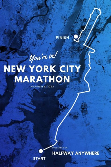 The New York City Marathon is one of the largest in the world. This year, I was lucky enough to win a spot in the race via the lottery. Marathon Advertising, Marathon Poster Design, New York City Marathon, Marathon Design, Marathon Poster, Los Angeles Marathon, Running Poster, Marathon Logo, Marathon Posters