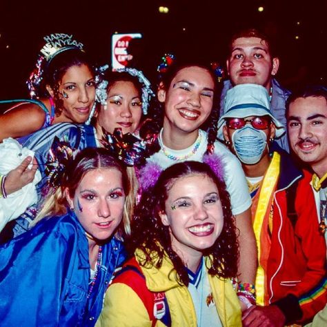 As rave music was popular, so was its fashion: bright colors and many smiley faces. Rave Culture Fashion, 90s Rave Aesthetic, 90s Rave Fashion, 1990s Rave, Rave Aesthetic, Fashion Guys, 90s Rave, Rave Style, Rave Girl