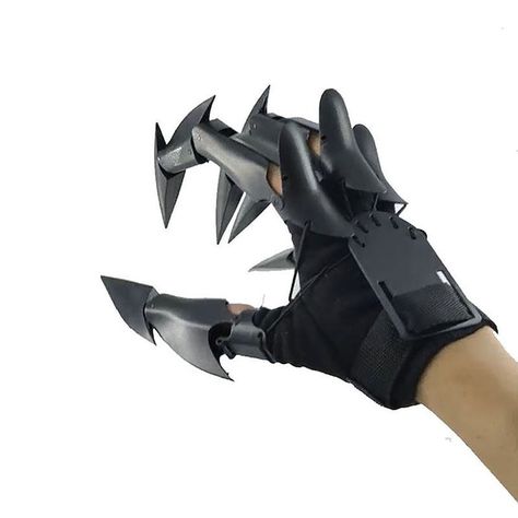 Mechanical Robot Gloves Black Technology Gloves Advanced Sense - Etsy UK Hand Claws, Knuckles Hand, Ab Patterns, Claw Gloves, Dragon Claw, Hand Gloves, Perfectionism, Black Dragon, Armor Concept