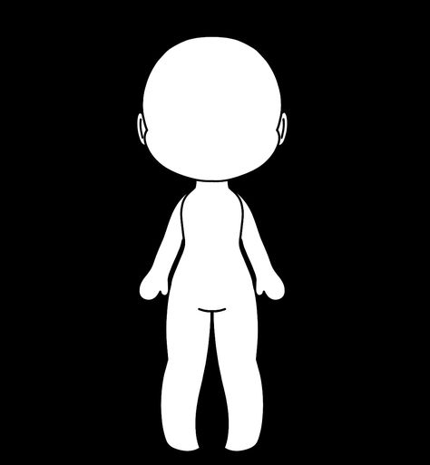 If used credit me @Artlover210 YouTube: ♠MissArt♠ Gacha Body Base Front Facing, Front Gacha Base, Gacha Side View Base, Front Facing Base, Front Facing Gacha Base, Front Face Gacha Base, Chibi Standing Pose, Gacha Front Facing Base, Front View Reference