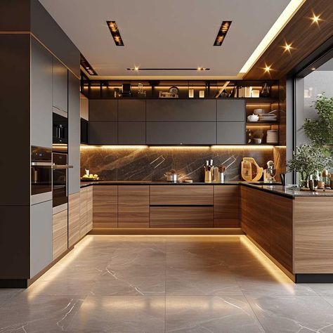 Kitchen Draw Design, Wooden Theme Kitchen, Kitchen Concepts Design, Island Home Design, Open Kitchen Modern Design, Colourful House Ideas, Modern Style Kitchen Interior Design, Island Counter Design, Home Design 2024