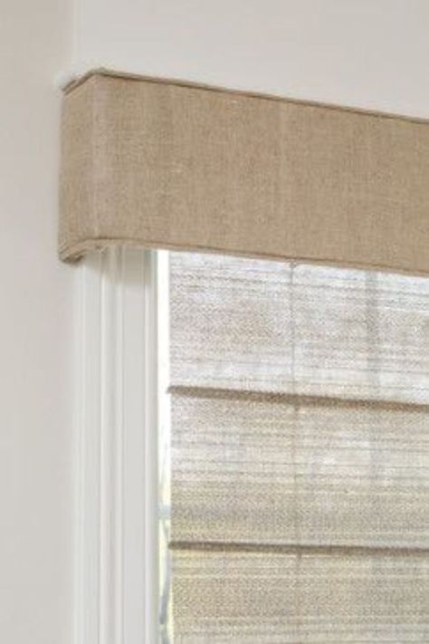 DIY Burlap Ideas - Burlap Valance - Burlap Furniture, Home Decor and Crafts - Banners and Buntings, Wall Art, Ottoman from Coffee Sacks, Wreath, Centerpieces and Table Runner - Kitchen, Bedroom, Living Room, Bathroom Ideas - Shabby Chic Craft Projects and DIY Wedding Decor http://diyjoy.com/diy-burlap-decor-ideas Burlap Window Treatments, Bedroom Window Treatments, Small Basement Remodeling, Burlap Valance, Window Cornices, Diy Curtain Rods, Traditional Family Room, Window Treatments Bedroom, Burlap Decor