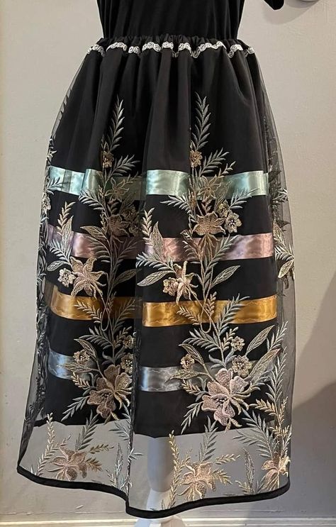 Overlay Ribbon Skirt, Graduation Ribbon Skirt, Ribbon Skirts Native American Ideas, Ribbon Skirt Outfit Ideas, Black Ribbon Skirts Native American, Blue Ribbon Skirts Native American, Native American Fashion Traditional, Old Style Fancy Shawl Regalia, Native Ribbon Skirt Ideas