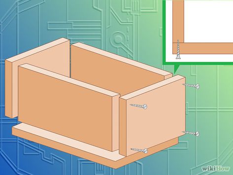 How to Make a Wooden Box: 6 Steps (with Pictures) - wikiHow Wooden Box Plans, Wood Box Design, Wooden Box Diy, Small Wood Box, Wooden Box Designs, Small Wooden Boxes, Box Designs, Free Woodworking Plans, Scrap Wood Projects