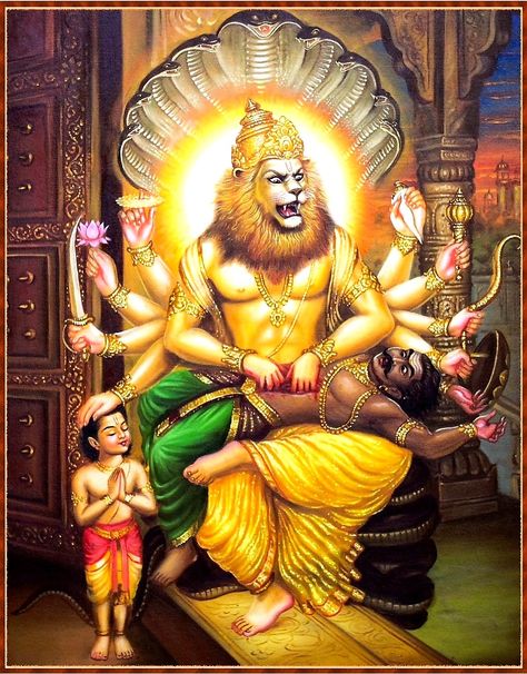 Narasimha Avatar Drawing, Narsingh Bhagwan Images, Narsingh Avatar, Narasimha Swamy Images, Narsingh Bhagwan, Narsimha Dev, Narashima Swamy, Narasimha Avatar, Vishnu Art