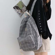 College School Bag, Plaid Backpack, School Bag College, Girl Backpacks School, College School, Y2k Aesthetic Outfits, Cute Backpacks, Girl Backpacks, College Fashion