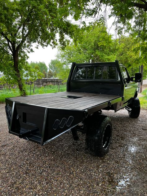 Ford Obs Flatbed, Obs Ford Flatbed, Obs Flatbed, Flat Bed Truck Ideas, Truck Camper Interior, Flatbed Truck Ideas, Diy Truck Mods, Custom Truck Flatbeds, Flat Bed Truck