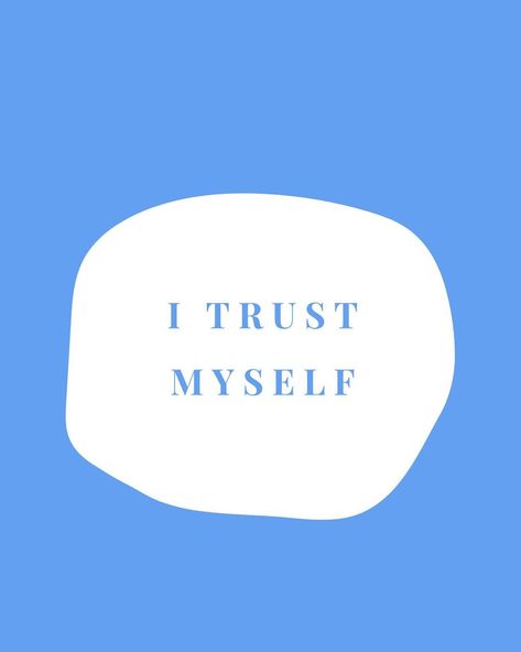 Train Your Mind🧠 on Instagram: “I Trust Myself✨ #dailyaffirmations #dailymotivation #dailyinspiration #quotes #quotestagram #quotestoliveby #positivemindset…” I Trust Myself Quotes, Trust Me Quotes, Trusting Myself, I Trust Myself, Self Trust, Affirmation Station, Trust Myself, 32nd Birthday, Train Your Mind